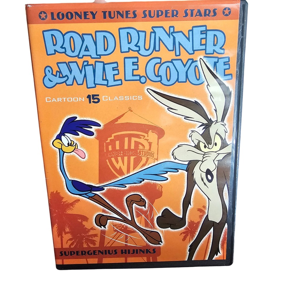 Looney Tunes Super Stars Road Runner Wile E. Coyote Supergenius Hijinks DVD